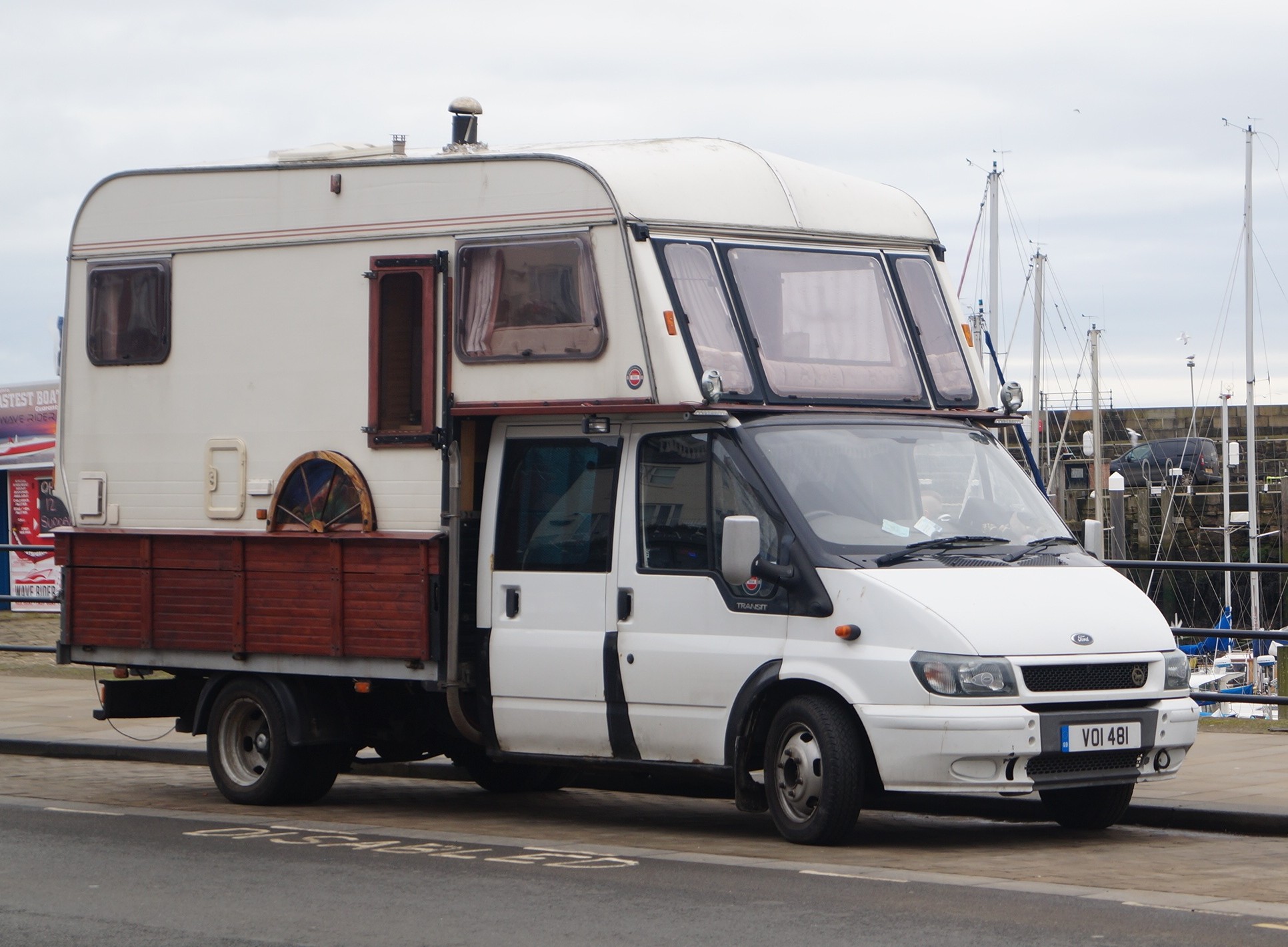 Ford Transit camper van ombygget til autocamper